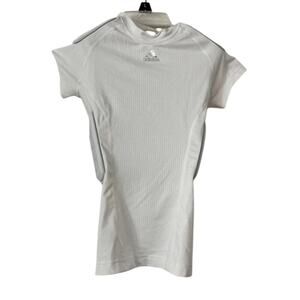 Adidas AEROREADY Padded Compression Shirt-Football Rib & Back Pads–Youth M